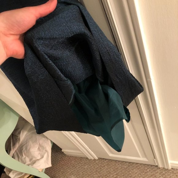 Metallic Dark Green Mini Dress SOLD - Picture 4 of 8